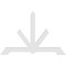 Ekena Millwork Vanguard Architectural Grade PVC Gable Bracket, 60"W x 40"H x 2"D x 4"F, 16/12 Pitch GBP060X40X0204VAN00 - alternate 3